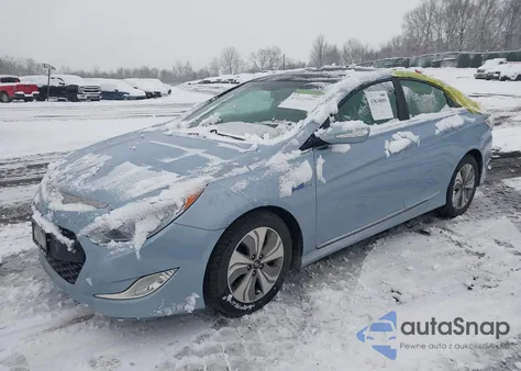 2015 Hyundai Sonata Hybrid Limited z USA, uszkodzony, nr VIN KMHEC4A4XFA132090